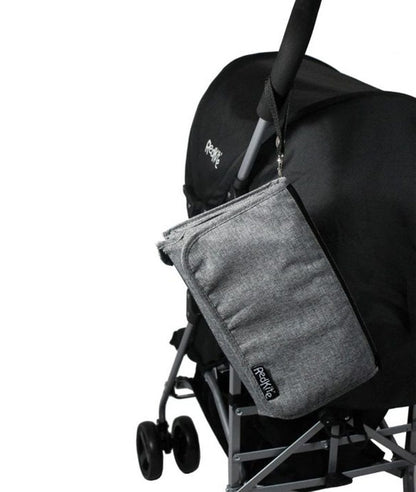 Red Kite On The Go Travel Mat - Grey Weave – Image 4