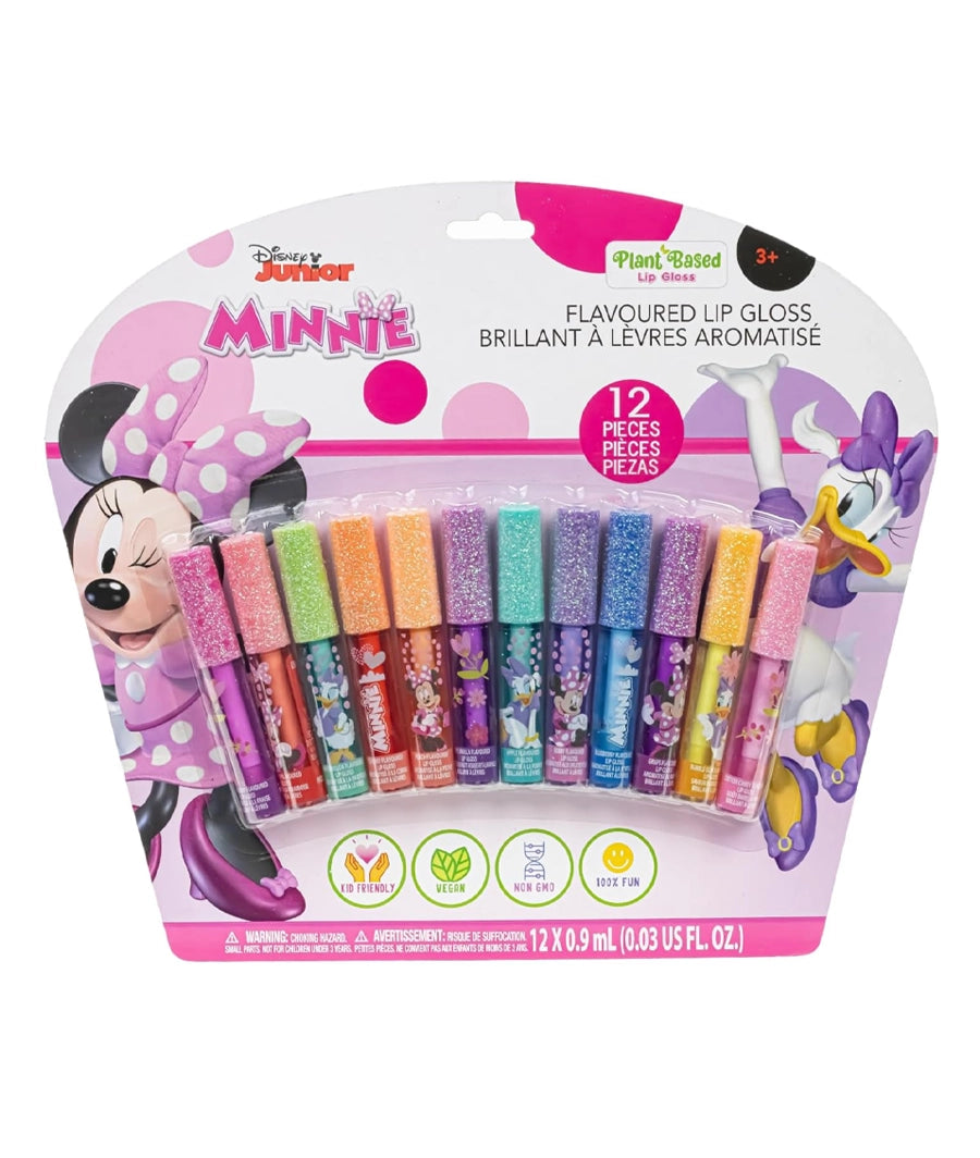 Minnie Mouse 12 Piece Plant Based Lip Gloss