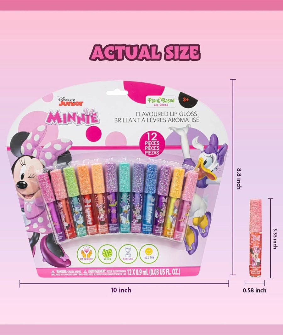 Minnie Mouse 12 Piece Plant Based Lip Gloss – Image 3