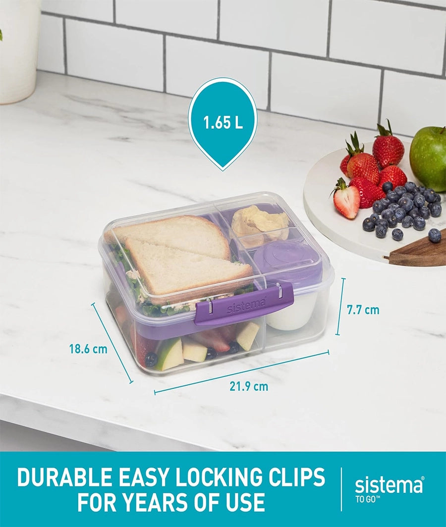 School Lunch Box purple – Image 3