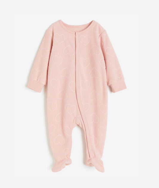 Fleece all-in-one pyjamas