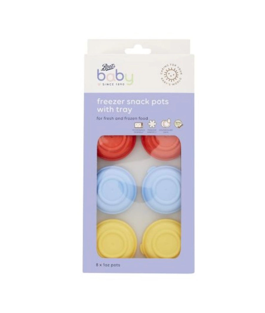 Boots Baby Freezer Pots Tray 8 pack