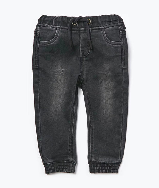 Black Cuffed Jeans