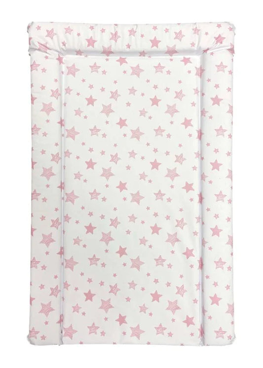 Nursery Changing Mat Essential Pink Star