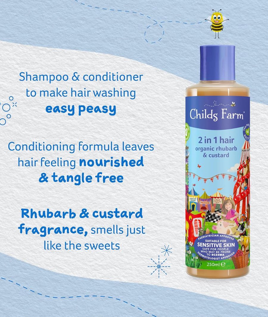 Childs Farm | Kids 2 In 1 Shampoo & Conditioner 250ml – Image 4