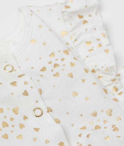 Frill-trimmed romper suit (3-4 Y) – Image 2