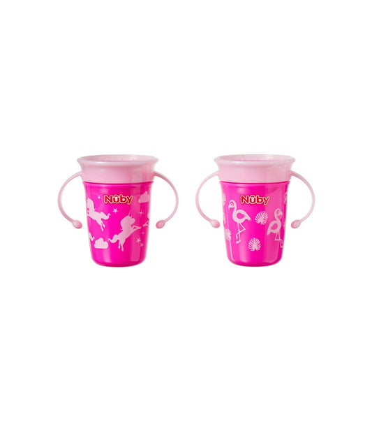 Nuby Wonder Mini 360 Cup 240ml - Twin Pack