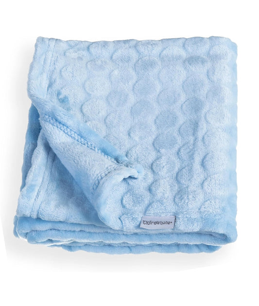 Marshmallow Soft Baby Pram Blanket 90 x 70 cm (Blue)