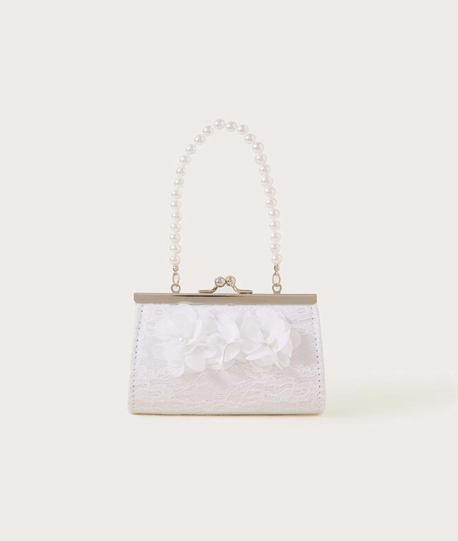 Flower lace bridesmaid mini bag