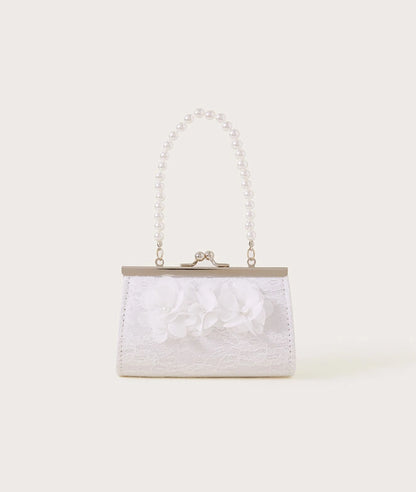 Flower lace bridesmaid mini bag