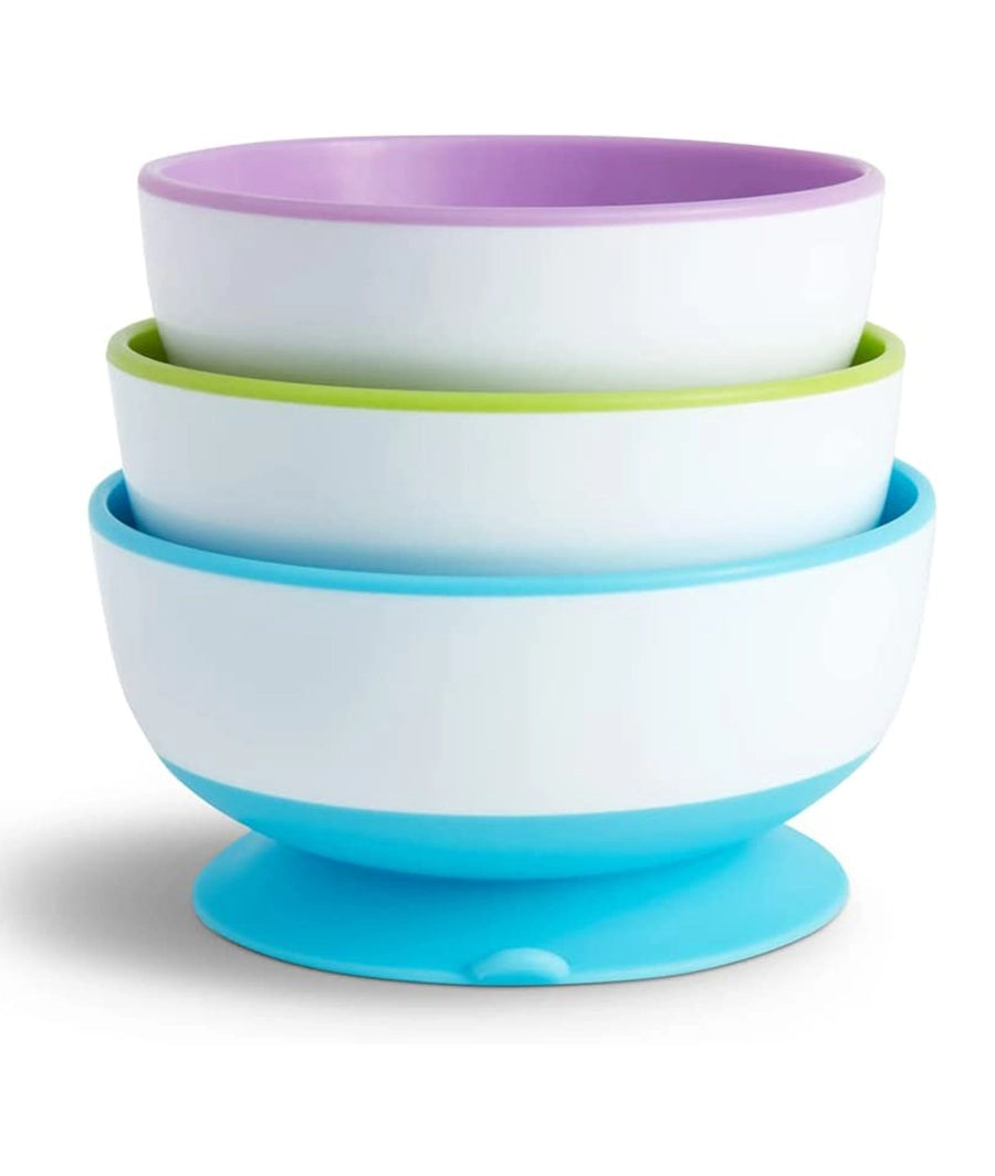 Munchkin Stay Put Suction Bowls 3 Pack