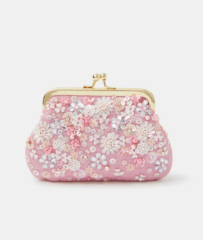 Girls Sequin Flower Clip Frame Bag