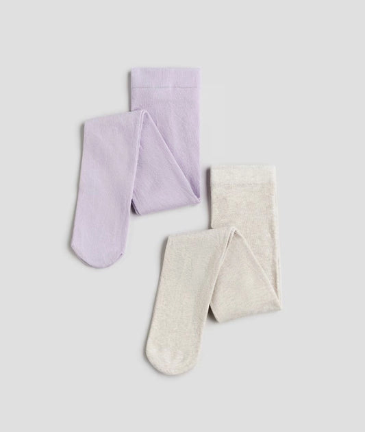2-pack fine-knit tights