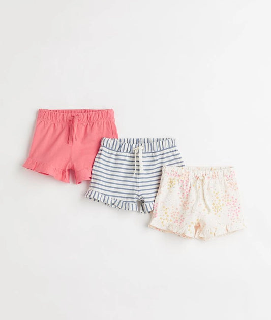 3-pack cotton shorts