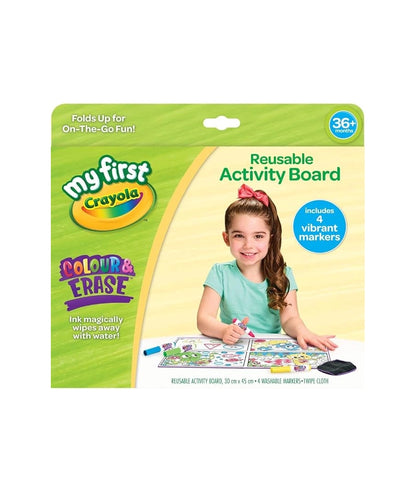 CRAYOLA MyFirst Colour & Erase Reusable Activity Board