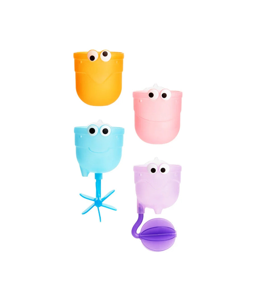 Munchkin Bath Toy Cups Water Falls 4 pack