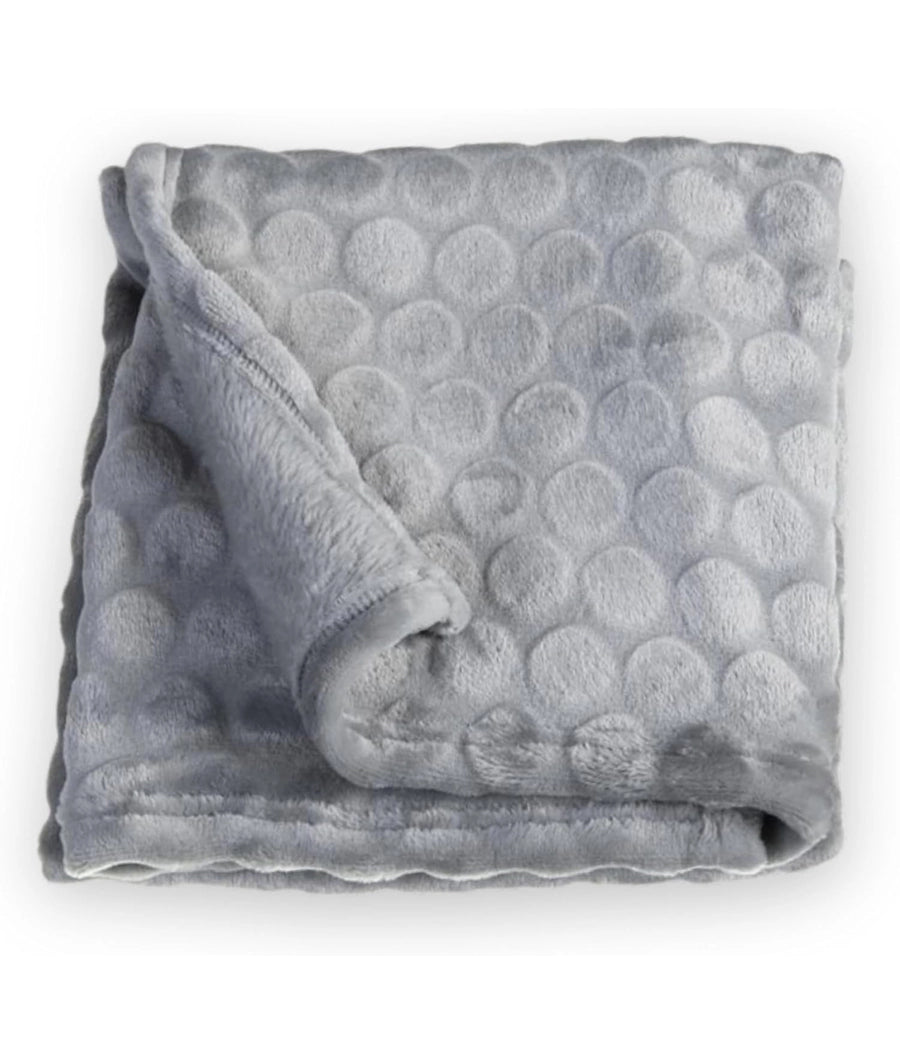 Marshmallow Soft Baby Pram Blanket 90 x 70 cm (Grey)