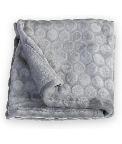 Marshmallow Soft Baby Pram Blanket 90 x 70 cm (Grey)