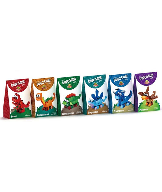 BLOCKS DINOSAUR KIT 6 ASSORTED 3Yrs+(per piece) – Image 2
