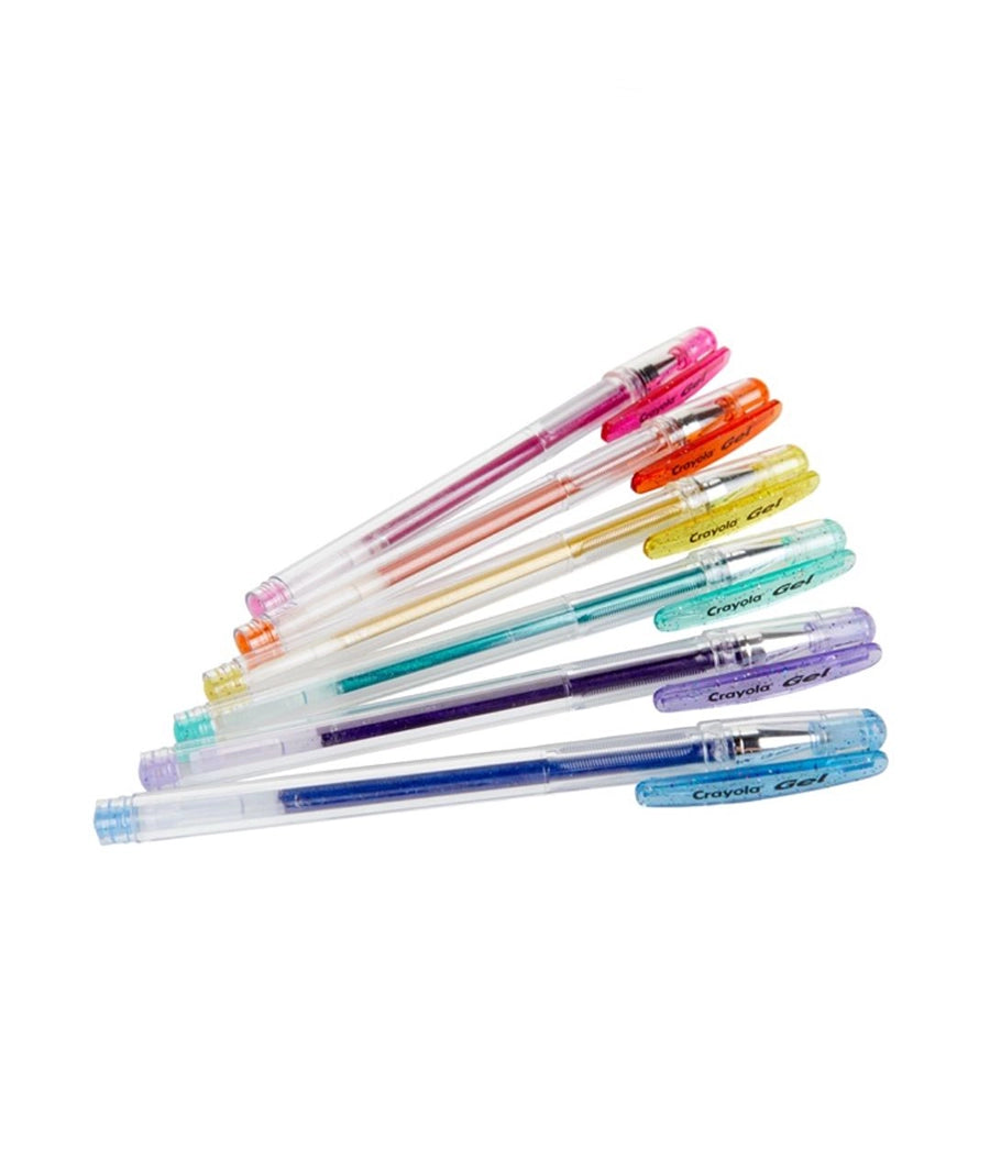 Crayola 6 Glitter Gel Pens Hang Pack – Image 2