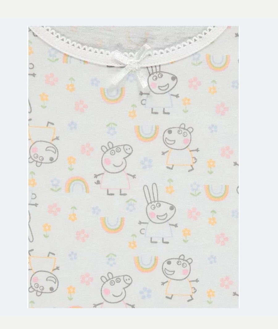 Peppa Pig Character Print Pastel Vests 3 Pack – Image 3