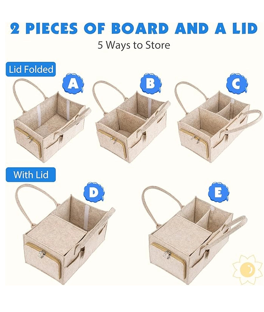 Nappy Caddy with Lid – Image 3
