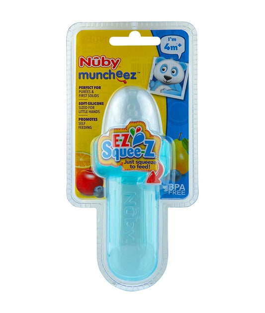 Nuby Muncheez E-Z SqueeZ - Squeeze Feeder (packaging may vary)