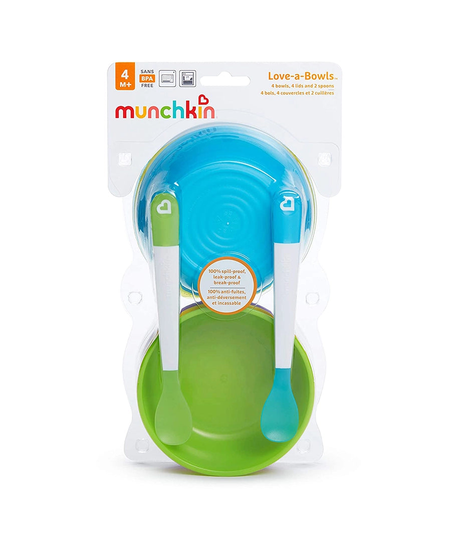 Munchkin Love a Bowls, 10 Piece Bowl and Spoon Set – Image 3