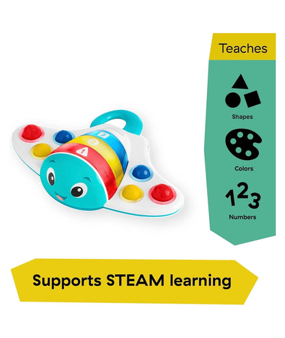 Baby Einstein, Ocean Explorers Pop and Explore Stingray Popper Toy, Ages 6 Months and Up – Image 3