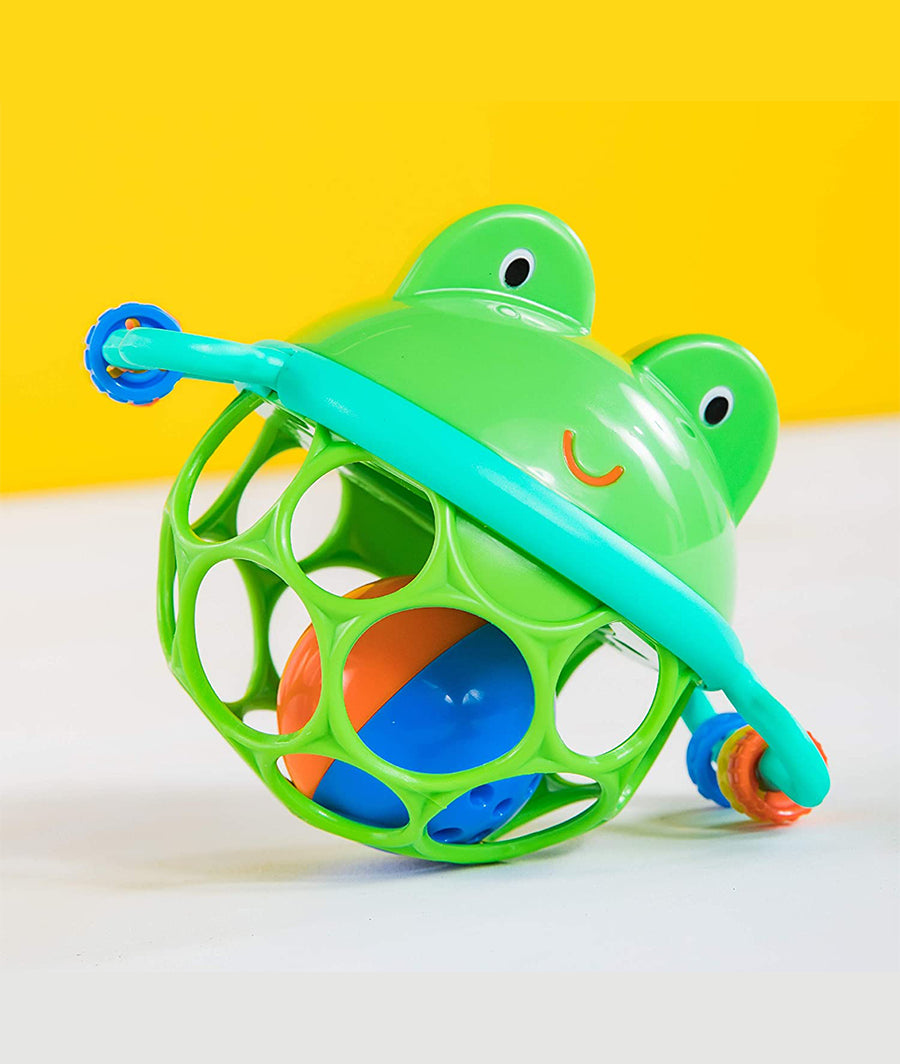 Oball Musical Toy, Jingle &amp; Shake Pal, Easy-Grasp Rattle Toy, Ages Newborn +