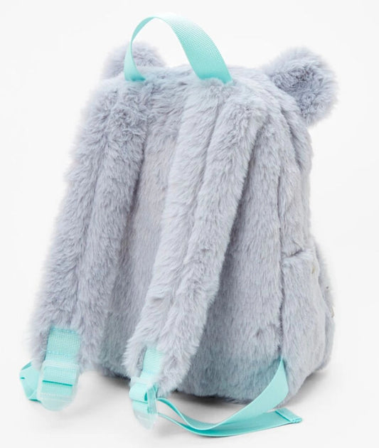 Claire's Club Furry Koala Bear Small Backpack – Image 2