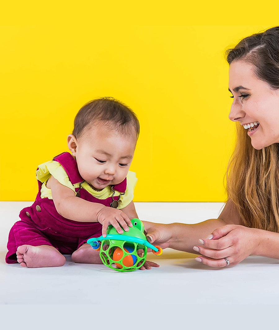 Oball Musical Toy, Jingle &amp; Shake Pal, Easy-Grasp Rattle Toy, Ages Newborn + – Image 2