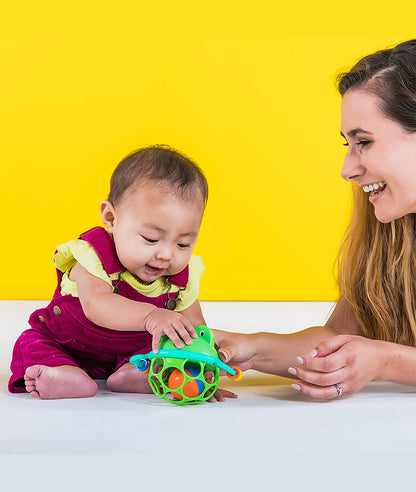 Oball Musical Toy, Jingle &amp; Shake Pal, Easy-Grasp Rattle Toy, Ages Newborn + – Image 2