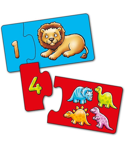 Orchard Toys Match and Count Jigsaws, Learn to Count from 1-20, Match Number and Picture, 20 in a Box, Educational, Number Skills for Kids Age 3+ – Image 3