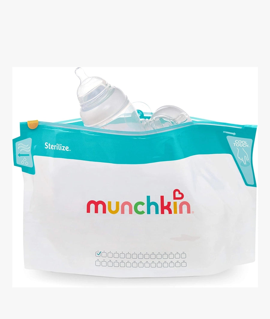 Munchkin Cool Touch Microwave Steriliser Bags pack of 6