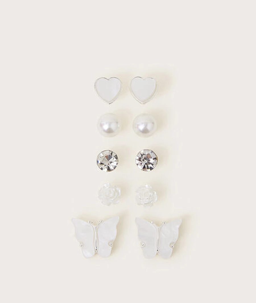5-Pack Bridesmaid Studs