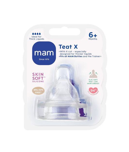 Mam 6+ Months Cut Teats 2 pack