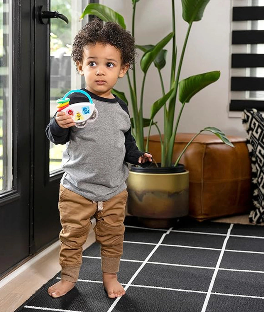Baby Einstein, Tiny Tambourine Musical Toy &amp; Rattle, Multicolored – Image 3