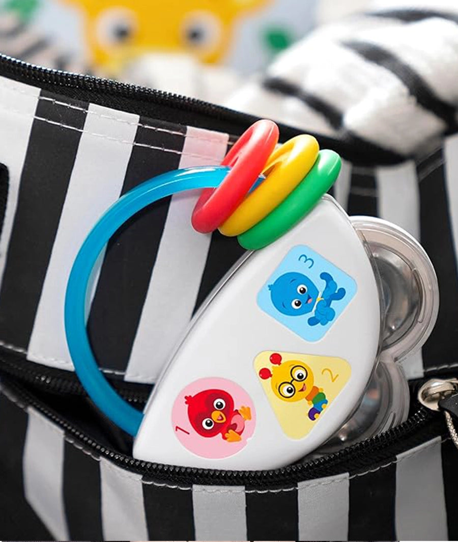 Baby Einstein, Tiny Tambourine Musical Toy &amp; Rattle, Multicolored – Image 5