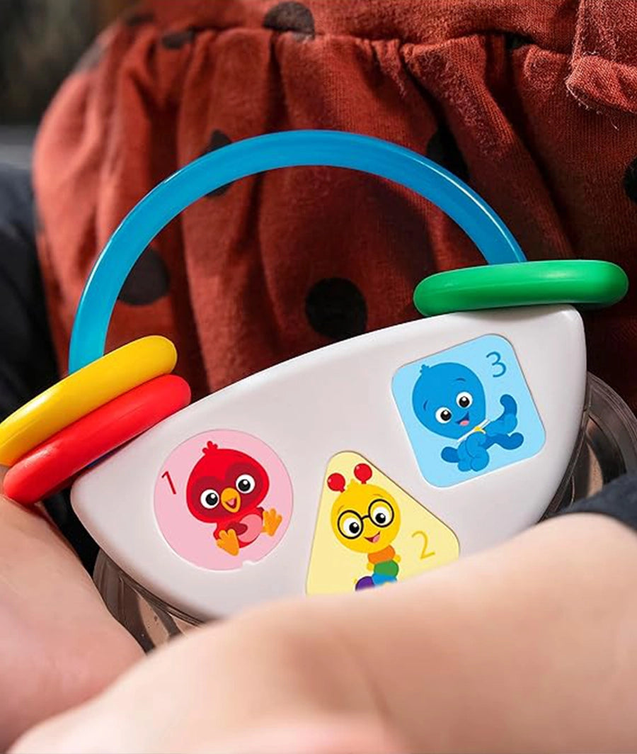 Baby Einstein, Tiny Tambourine Musical Toy &amp; Rattle, Multicolored – Image 6