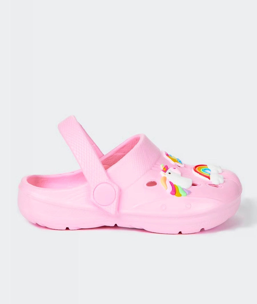 Kids Pink Clogs
