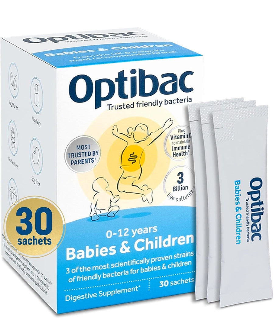 Optibac Probiotics Babies &amp; Children- 1 months supply (30 Sachets)