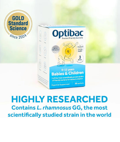 Optibac Probiotics Babies &amp; Children- 1 months supply (30 Sachets) – Image 3