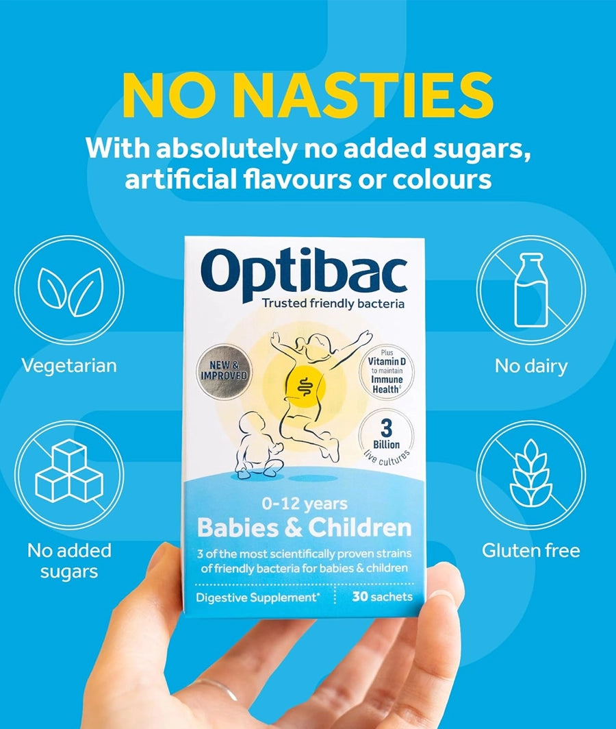 Optibac Probiotics Babies &amp; Children- 1 months supply (30 Sachets) – Image 5