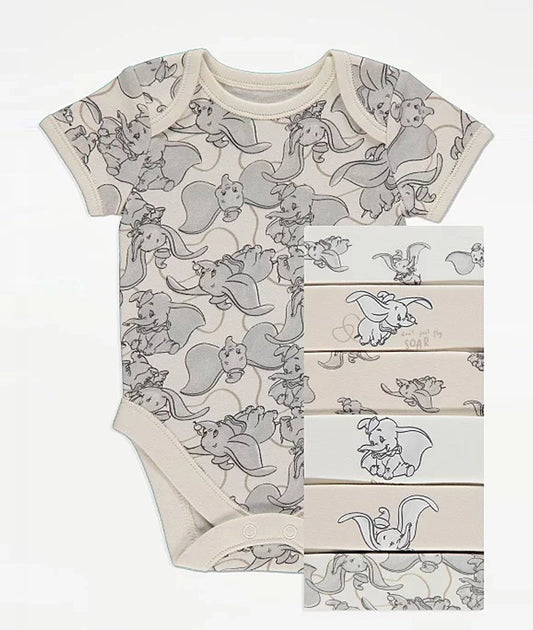 Disney Dumbo Bodysuits 7 Pack