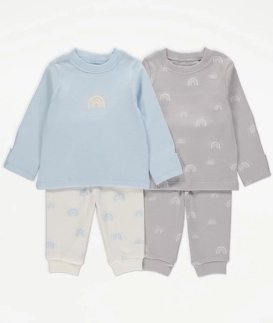 Rainbow Pyjamas 2 Pack