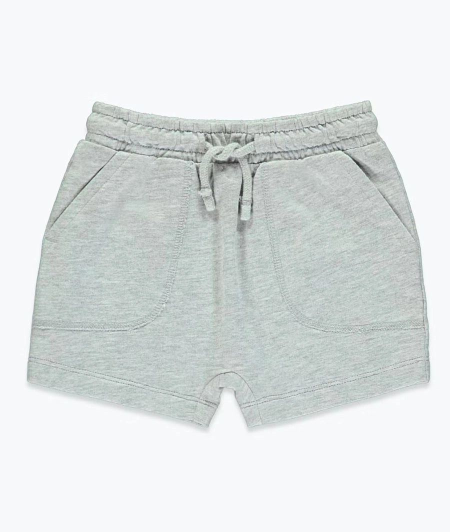 Boys Grey Jogger Shorts
