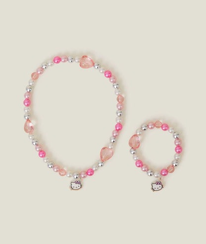 Girls Hello Kitty® Necklace and Bracelet Set – Image 2