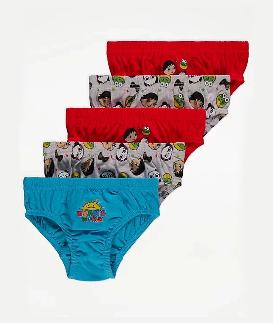 Ryan’s World Briefs 5 Pack