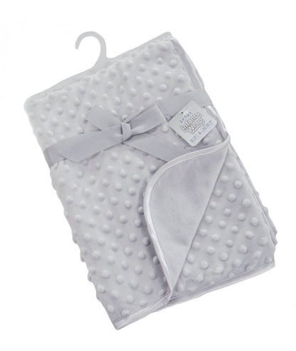 Grey Bubble Embossed Mink Wrap